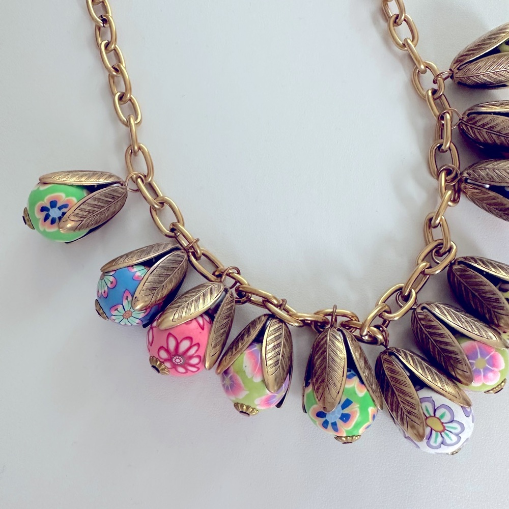 🎉HP🎉Lenora Dame Decoupage Necklace - Picture 2 of 4